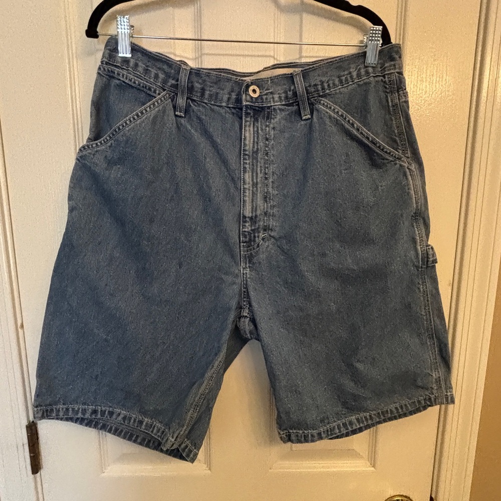 GAP Carpenter 100% Cotton Jean Shorts Women’s Waist 35 Denim Shorts